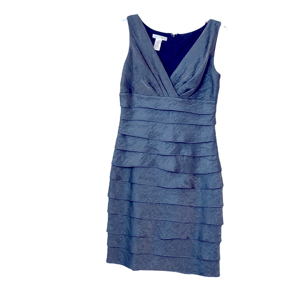 Iridescent shimmery blue dress